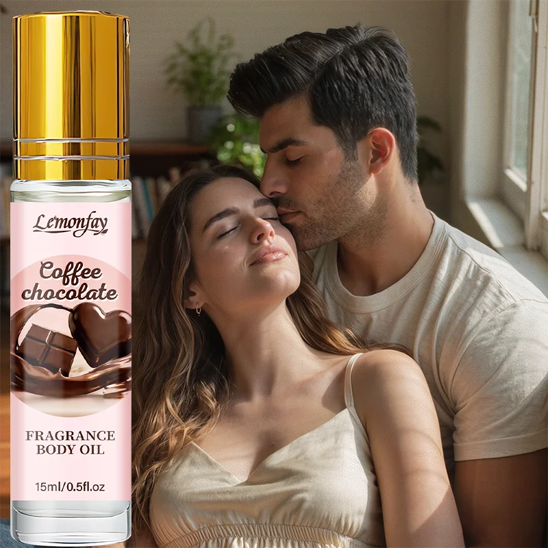 

Ароматическое масло для тела Lemonfay Coffee Chocolate, роликовый аппликатор, стойкий сладкий аромат, портативный, 15 мл/0,5 фл. унции, для свиданий и ежедневного использования.