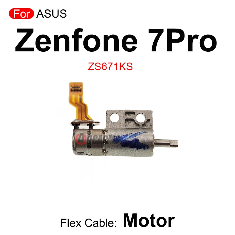 For Asus Zenfone 7 / 7 Pro Lift Camera Motor Vibration Shaft Module Flex Cable Replacement Parts Without Camera ZS671KS ZS670KS