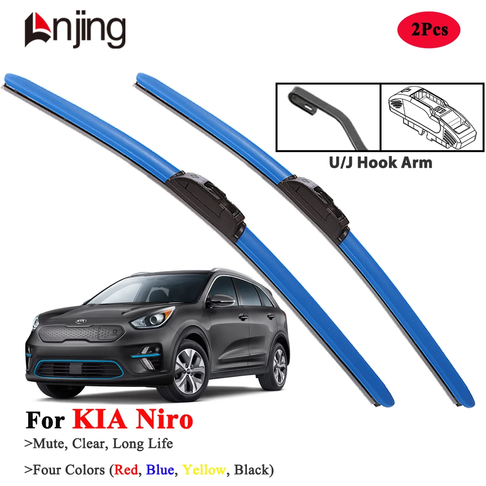 

LNJING Blue Wiper Blades For KIA Niro EV 2016-Now