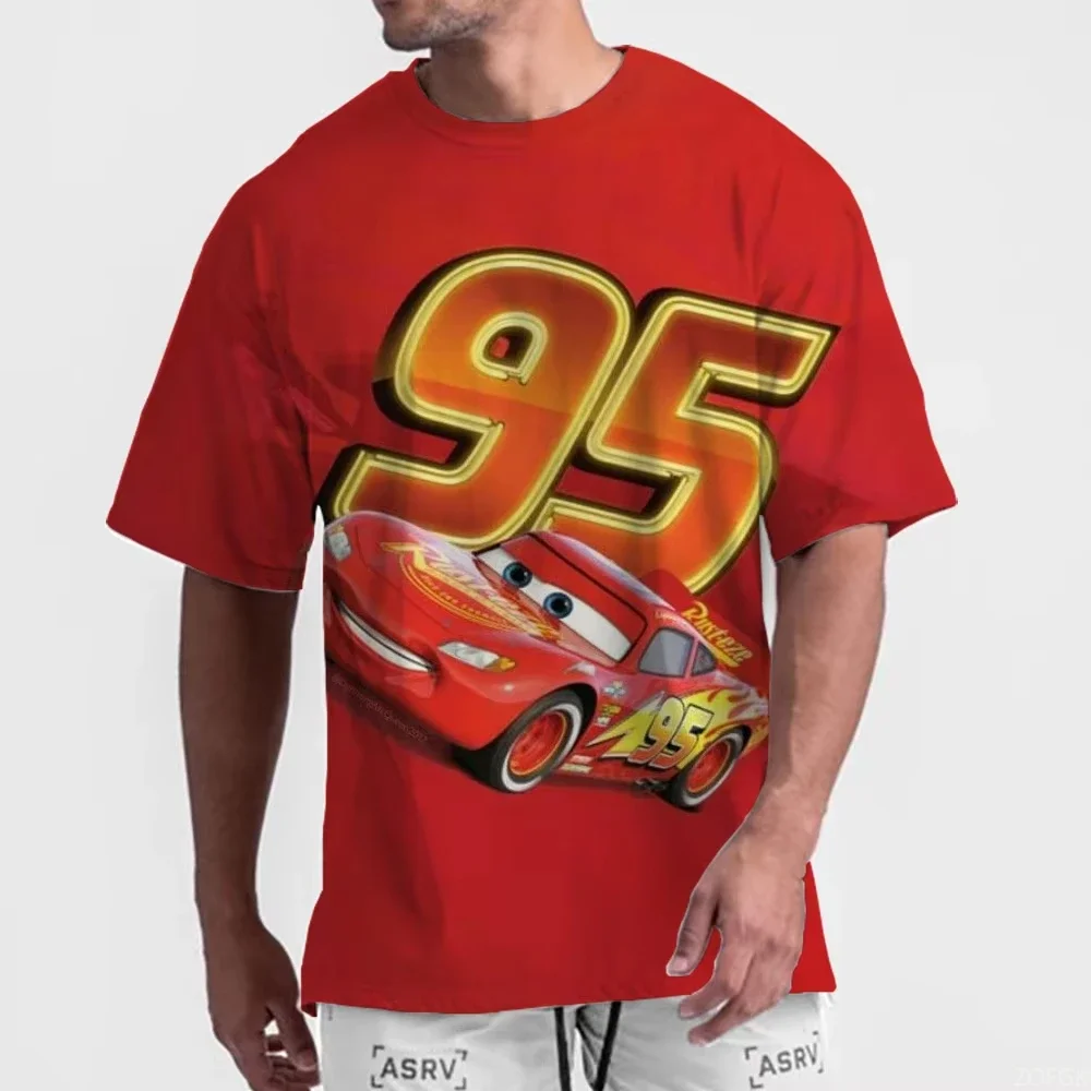 جديد ديزني بيكسار سيارات تي شيرت ثلاثية الأبعاد مطبوعة الكرتون البرق ماكوين تي شيرت رجالي عادية المتضخم الرياضة موضة الاطفال/الكبار بلايز #6