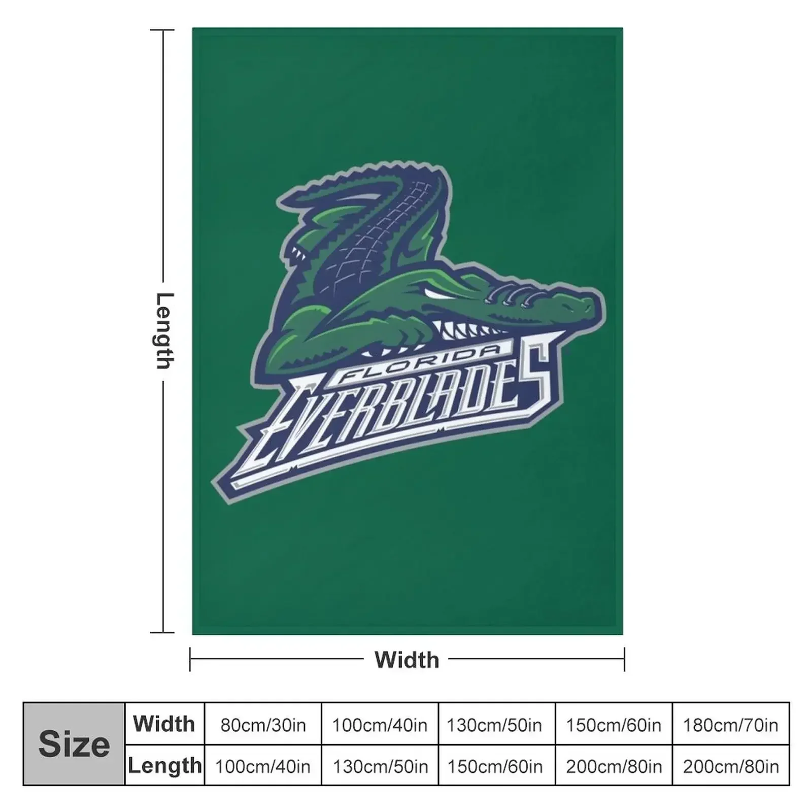 Everblades-Florida Throw Blanket Hairy Thermals For Travel Kid'S halloween Blankets