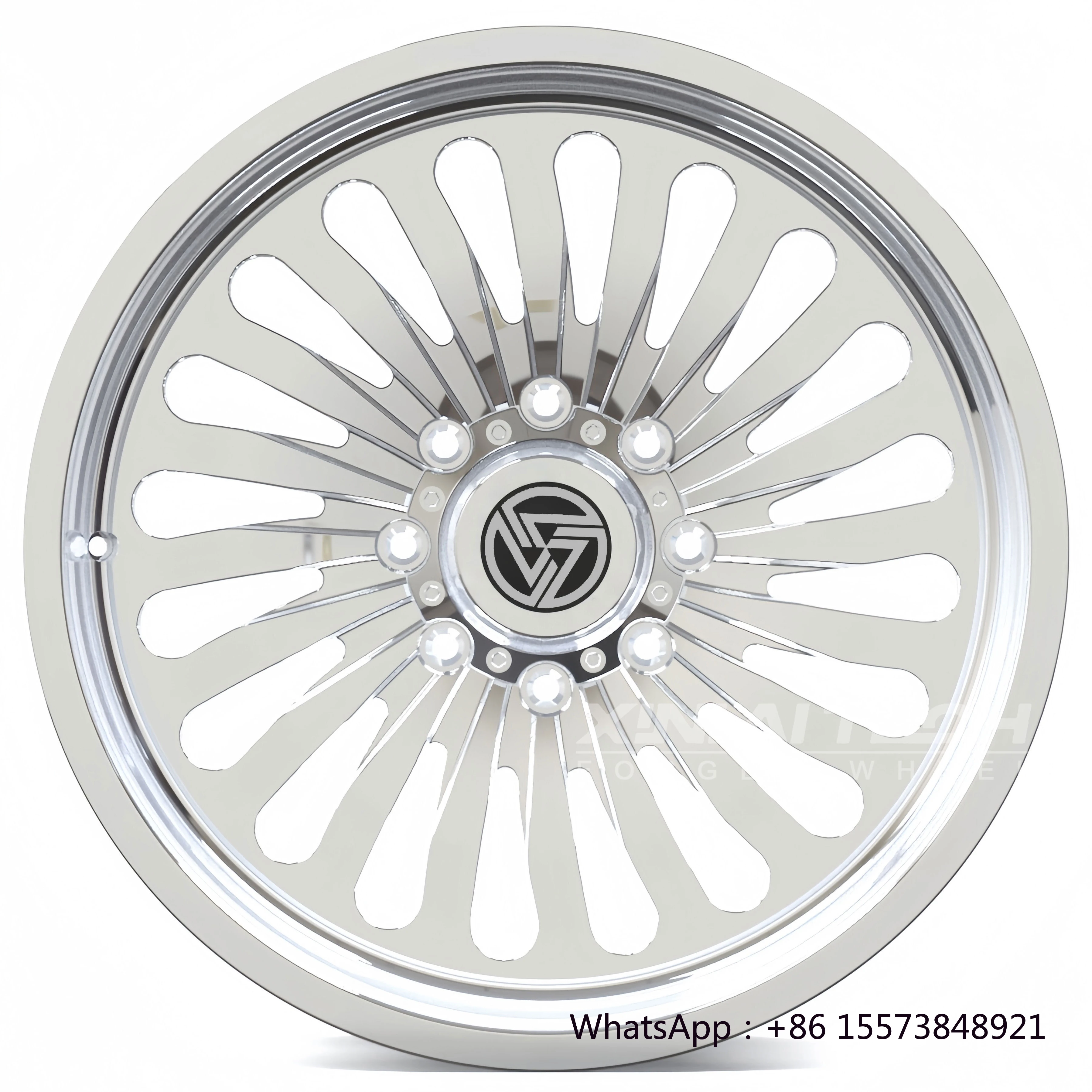 

Forged Wheel 22x12 24X14 26x14 28x14 Inch 8x6.5 8x165.1 8x180 Polished Chrome for F-150 F450 RAM1500