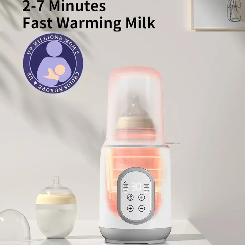 Uprgades Quick Heat Baby Bottle Warmer with Accurate Temperature Control Infant Feed Warmer Easy to Use Baby Milk Warmer