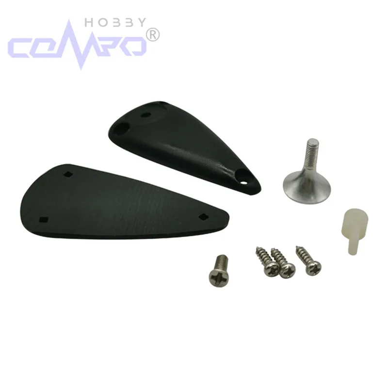 

2Sets Alu Adjustable Horns With Triangular Base For KT foam Fixed Wing RC Aircraft Model Plane Replacement Accessories