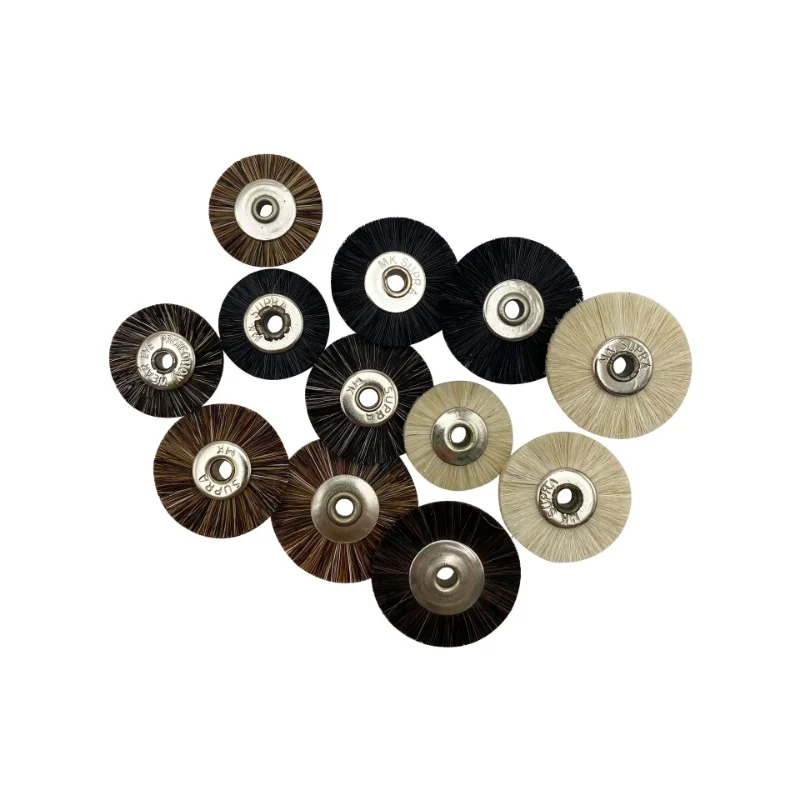 5Pcs Iron Core Polishing Wheel Brush Set for Rotary Tool Jewelry Metal Polishing Grinding Cleaning Wire Brush Attachments