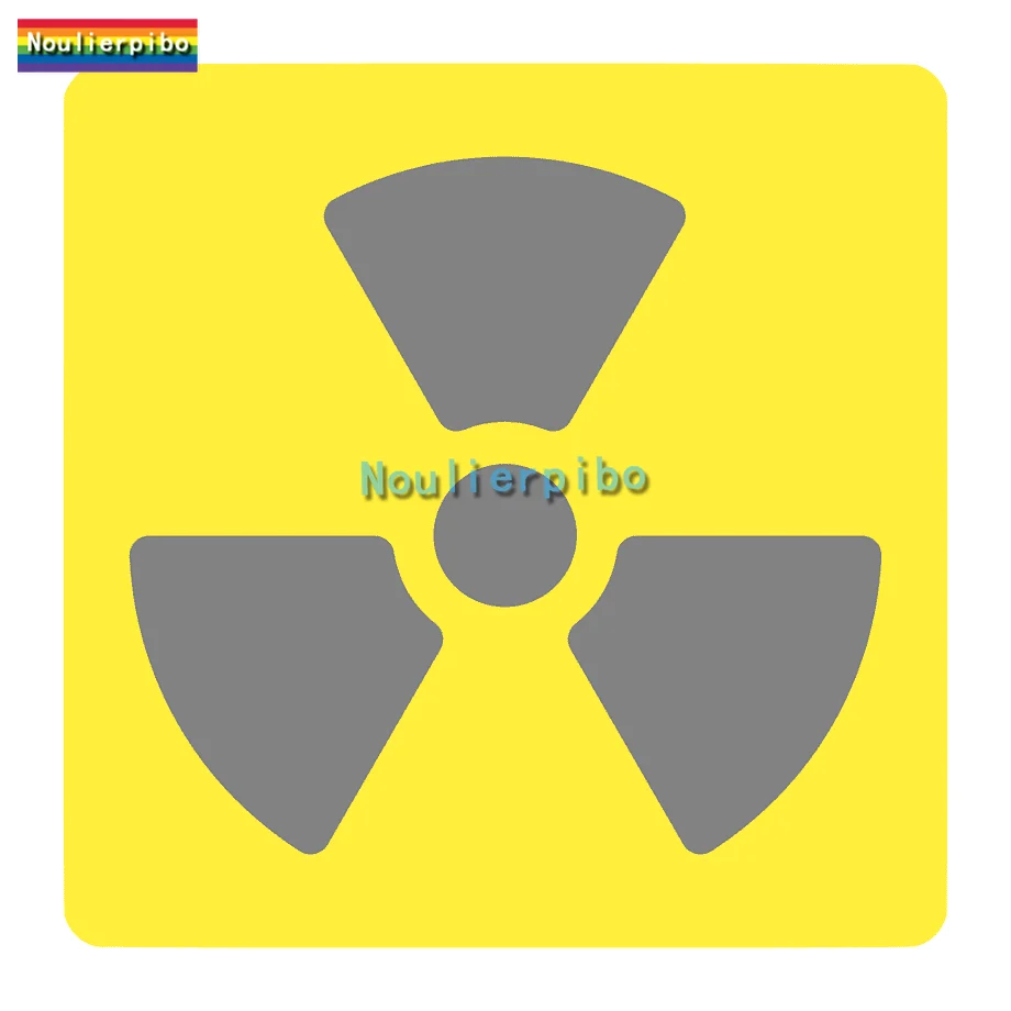 Personalized Nuclear Waste Science Vinyl Car Stickers Waterproof Scratch-resistant Automobile Motorcycle PVC Decal