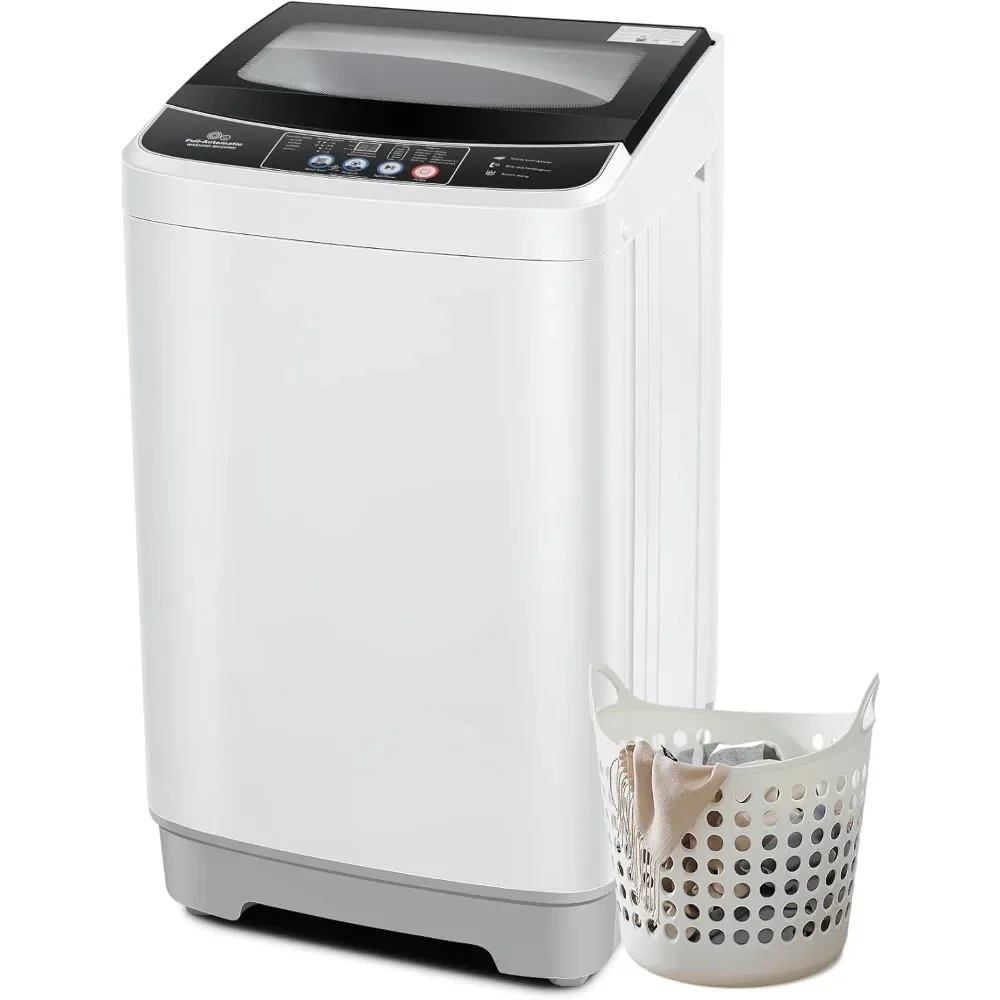 

Portable Washing Machine 17.8Lbs Fully Automatic Washer Machine with 10 Programs and 8 Water Levels Small Washing Machine