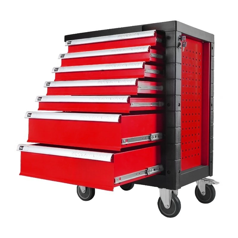 Hardware Auto Repair Tool Cart Multifunctional Drawer Type Industrial Repair Trolley Tool Cabinet Mobile