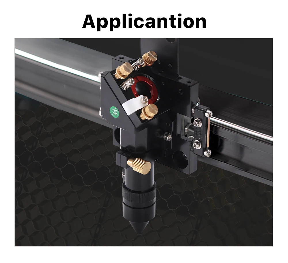 Cloudray Neue Ankunft CO2 Laser Kopf für Dia.20mm FL 50.8/63,5mm Objektiv D25mm Spiegel Außen Slider Typ mit air Assist Düse – Detail 5
