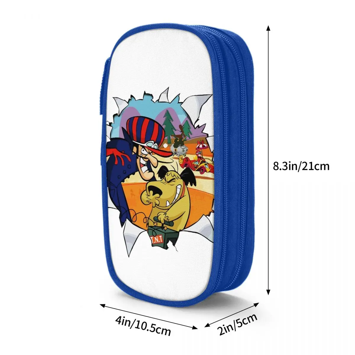 Fun Nodoyuna & Patan Wacky Races Pencil Case Pencil Box Pen for Student Big Capacity Bags Office Gift Stationery