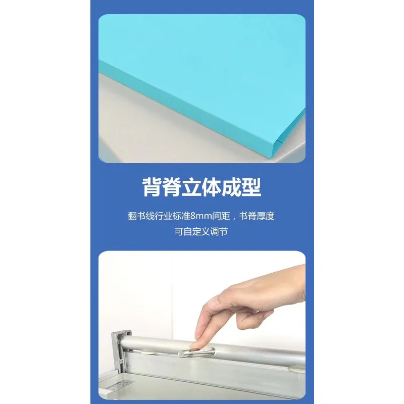 WD-12D Desktop 360mm 14 Inch Manual Paper Creasing Machine Solid Line& Dotted Line Paper Creaser Perforating Machine