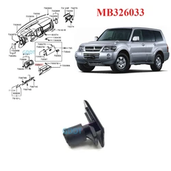 1 Piece Glove box Stopper for Pajero V70 Tool Box Clip for Montero V60 Instrument Panel Box Rotating Shaft Fastener MB326033