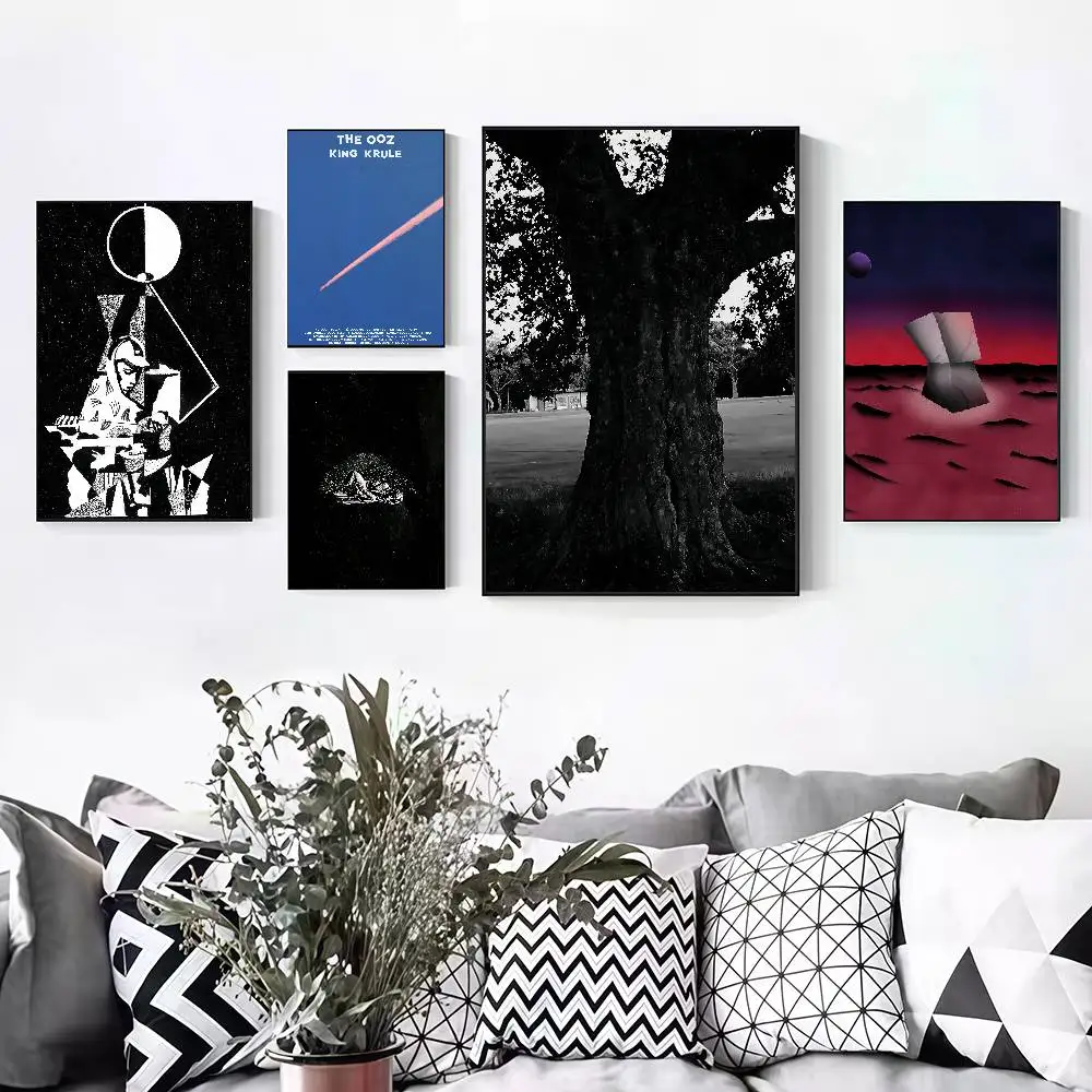 K-King Krule 6 Feet Beneath The Moon Peelable Self-adhesive Poster Stickers Are Suitable For Frameless Wall Decoration In A Room