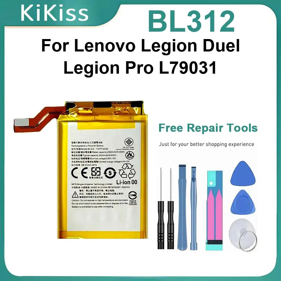

Аккумуляторы BL312 для Lenovo Legion Duel Pro L79031, новый аккумулятор для мобильного телефона