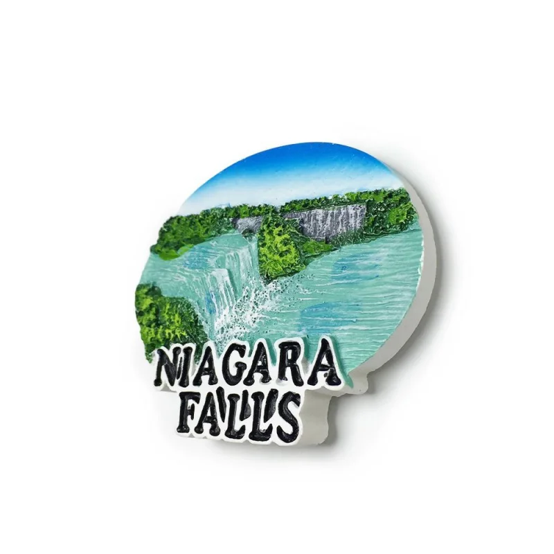 شلالات نياجرا الولايات المتحدة الأمريكية كندا تذكارية مغناطيس الثلاجة ثلاثية الأبعاد الراتنج Imanes Nevera Aimants مغناطيس الثلاجة للثلاجة عناصر ديكور المنزل لطيف #4