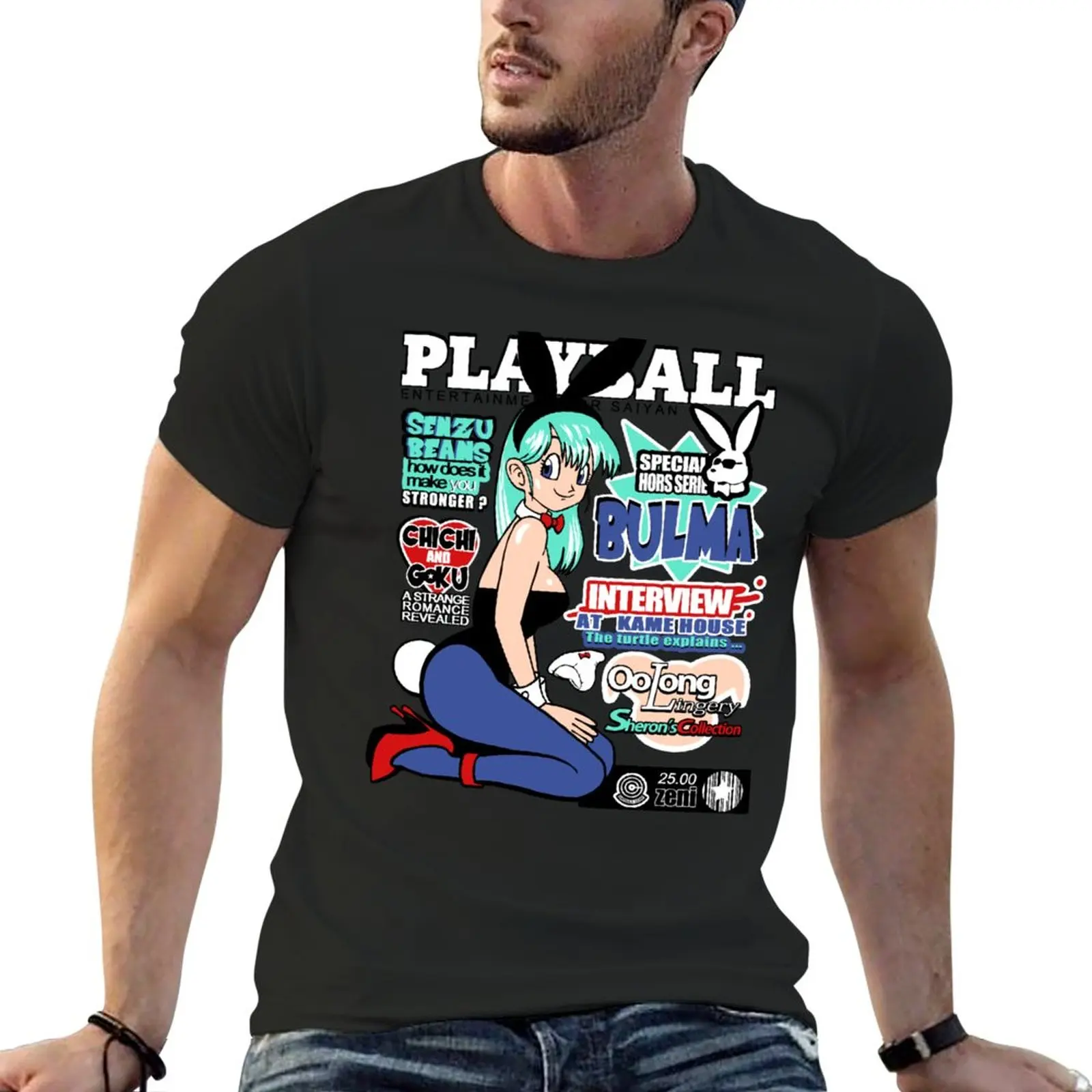 PlayBall Bulma T-Shirt custom t shirt quick drying t-shirt man clothes heavyweight t shirts for men