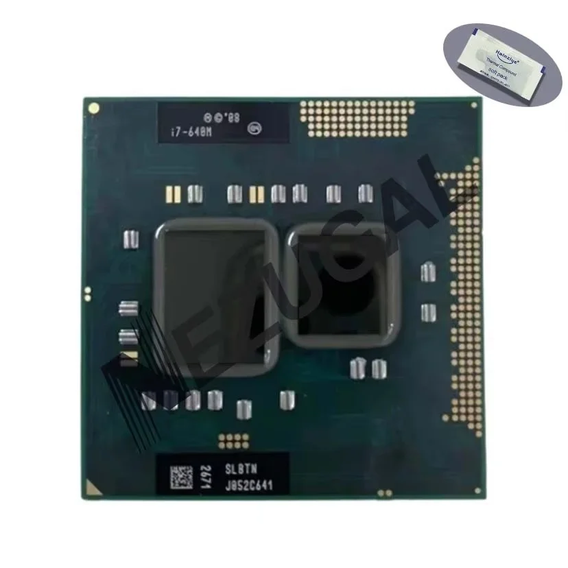 

I7-640M I7 640M SLBTN 2.8 Ghz Dual Core 4M 35W BGA1288 PGA988 CPU processor