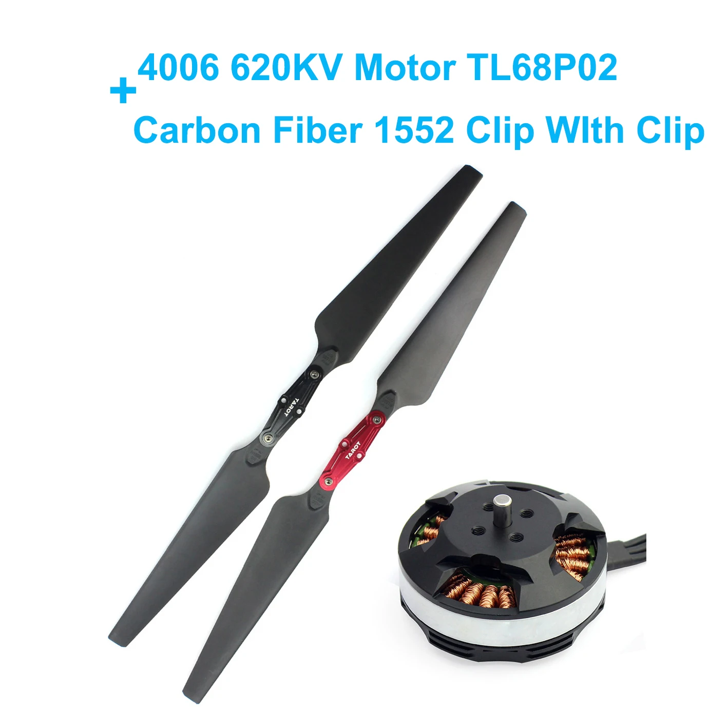 

4006 620KV Brushless Motor TL68P02 for Multicopters DIY RC Aircraft Drone+ 1552 1555 CW CCW Carbon Fiber Propellers