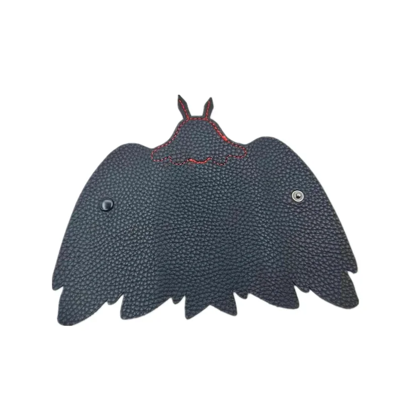 Halloween Mothman Schlüsselanhänger Kryptid Leder Schlüsselbund Geldbörse – Detail 5