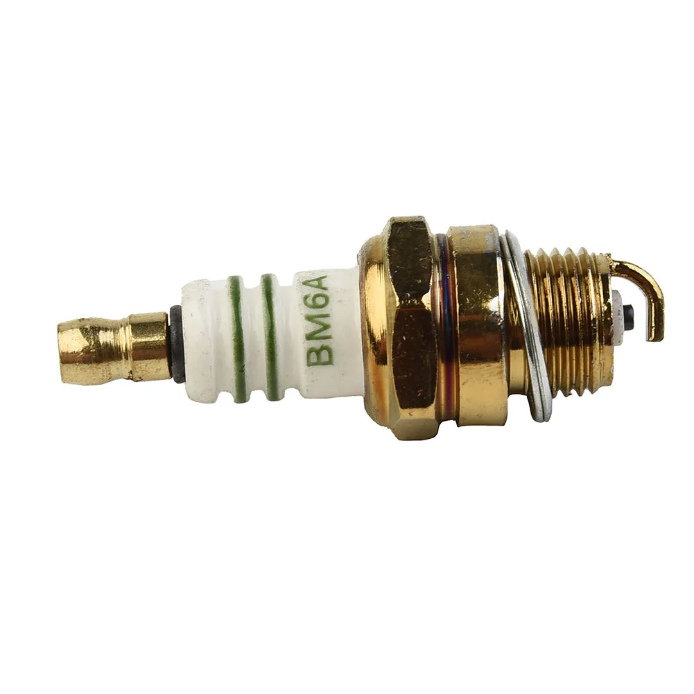 1Pcs BM6A Spark Plug–Replacement for M7 L7T CJ8 1560, Fits Chainsaw Lawn Mower Trimmer Small Engine Equipment, Gas-Powered Tools