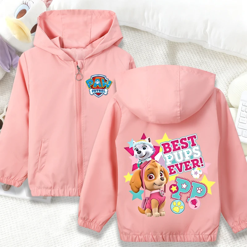 باو باترول الأطفال سترة واقية أنيمي تشيس سكاي مقنعين أبلى الكرتون سستة معاطف ربيع الخريف جاكيتات الاطفال الملابس هدية جديد