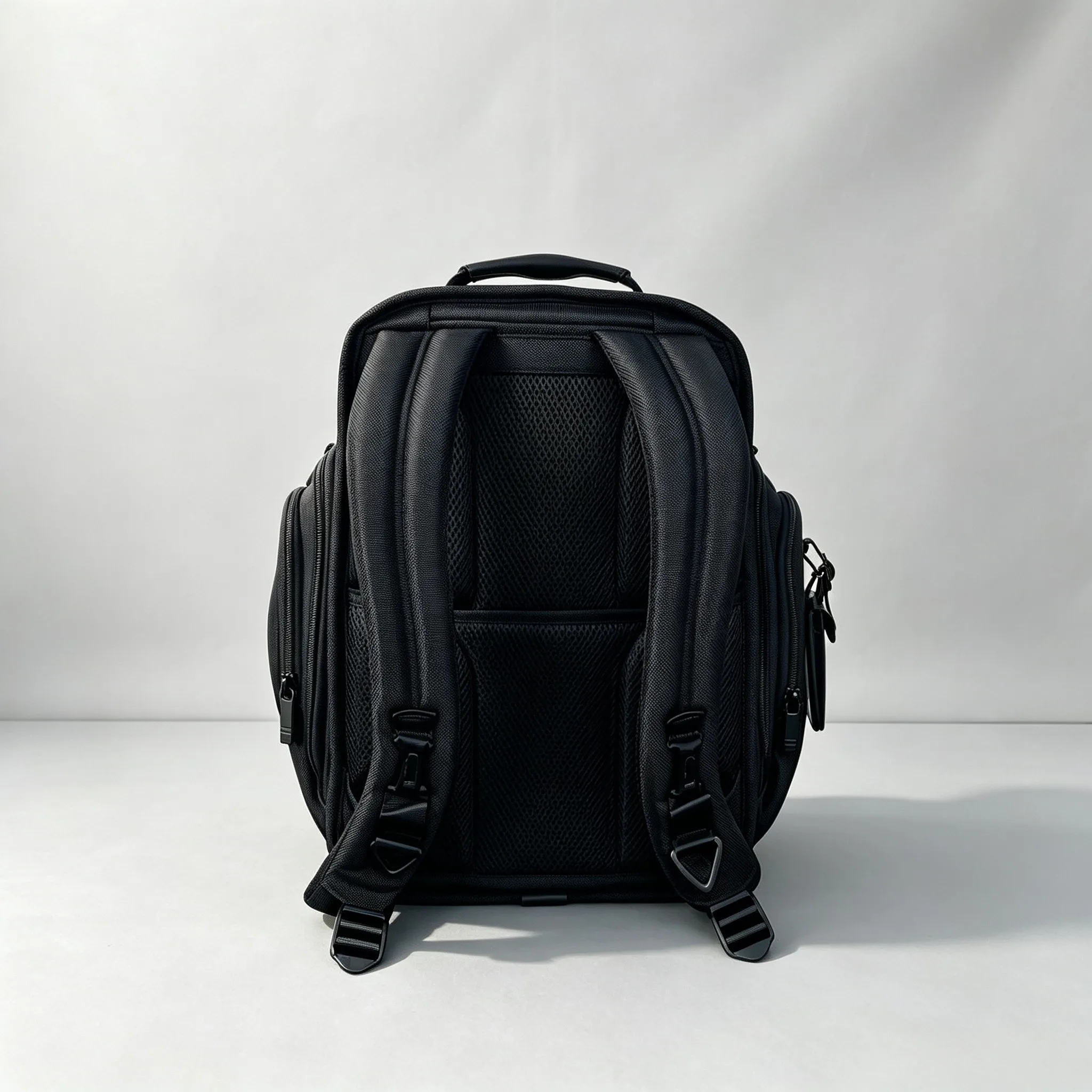 Men’s Stylish Versatile Nylon Backpack, Large Capacity Outdoor Travel Rucksack Casual Hiking Daypack view 5