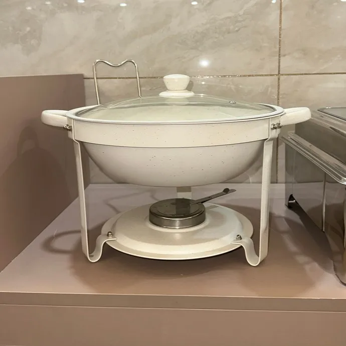 Stainless Steel Buffet Stove Heating Removable Stove Round Heat Preservation Stove