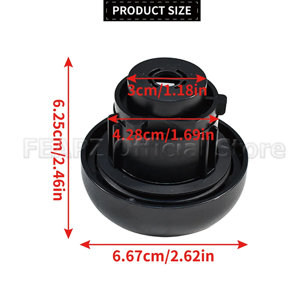1715043 9C119K163AA Locking Fuel Tank Cap With 2Keys Replacement For Ford Transit Mk7 2006-2018 Anti Theft Diesel Fuel Cap Lock