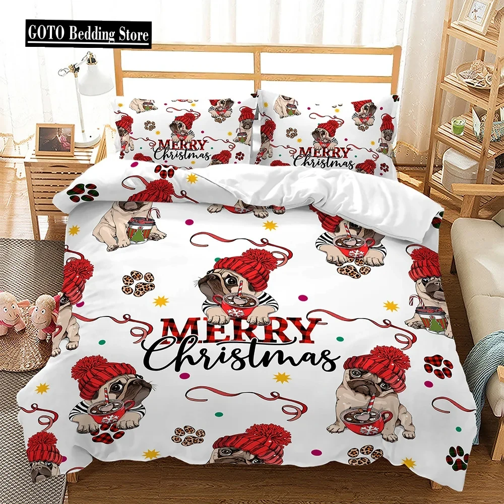 

Christmas Bedding Set Linens Duvet Cover Kids Quilt Covers Cartoon Comforter Cover Pillow Case Full Size Decor Bedroom Textile