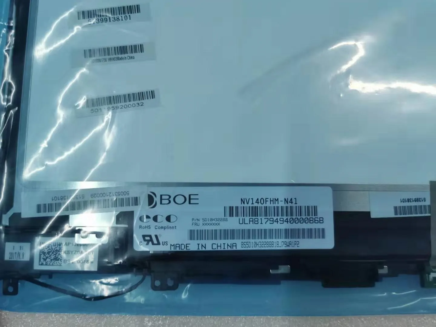 Imagem -03 - Tela Sensível ao Toque Lcd para Lenovo Ioga 51014ikb 510-14 14ast 14isk 80s Flex 1480 1470 Fhd 1920x1080 Novo