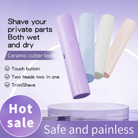 2 in1 Electric Razors for Men Women Waterproof Facial Mustache Shavers Rechargeable Bikini Body Hair Trimmer Painless Epilator