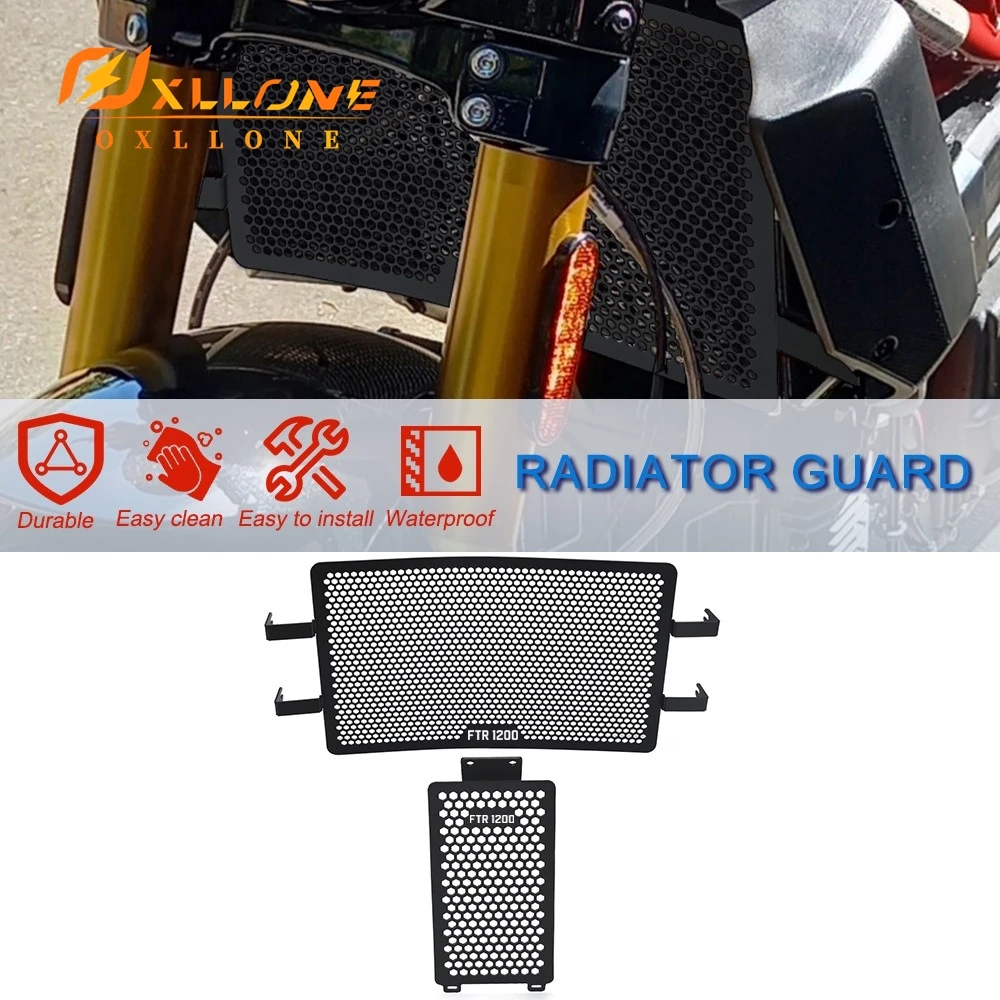 

2025 2024 NEW Motorcycle FOR INDIAN FTR 1200/S / CARBON / RALLY 2020-2025 Radiator And Oil Cooler Guard Set Cover Protector 2023