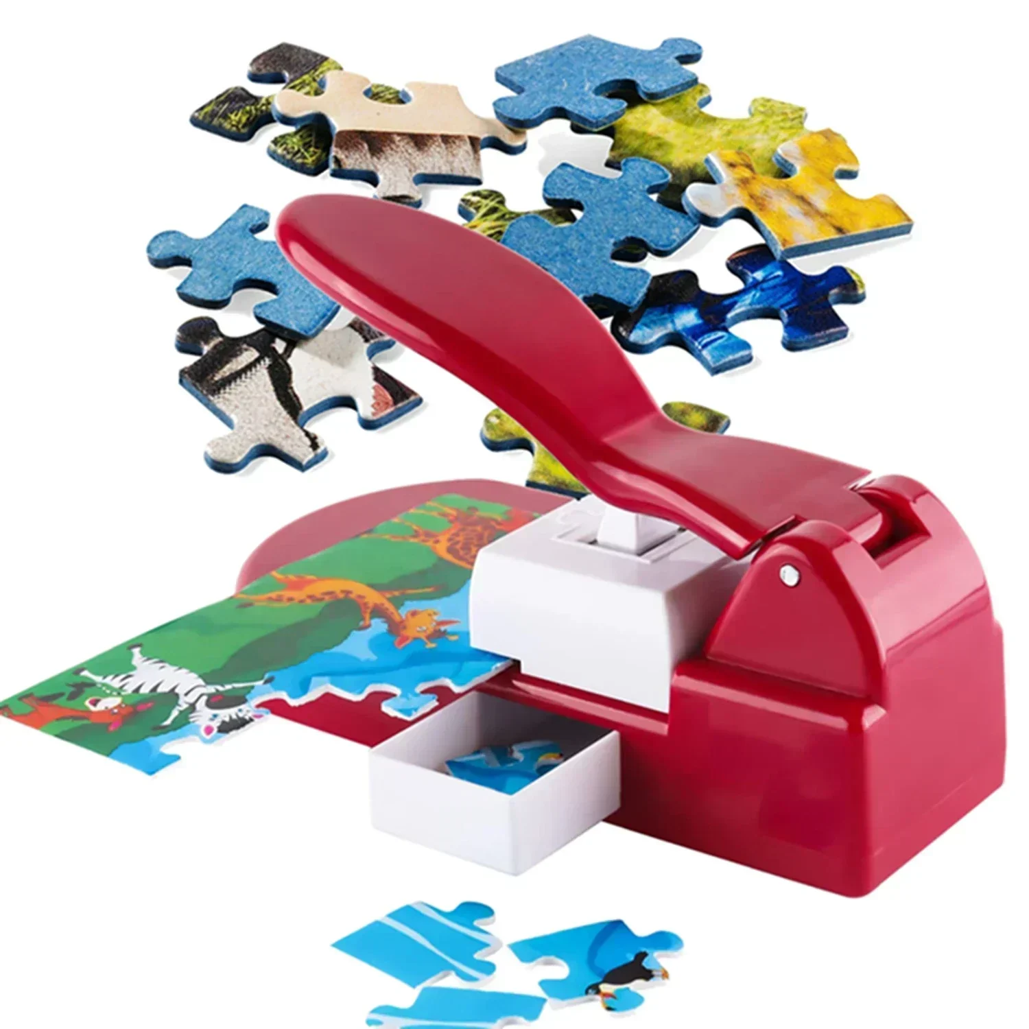 Picture Photo Cutter  for 4x6 DIY Jigsaw Puzzle Maker Create Unique Jigsaw Puzzles Puzzle Making Machine with 10 Adhedive Foams