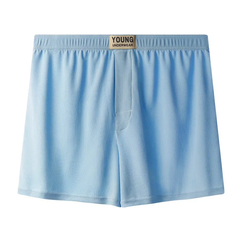 

Large Size Mens Arrow Pants Ice Silk Thin Quick Dry Underwear Sleepwear Loose Breathable Panties Comfortable Boxer Shorts Cuecas