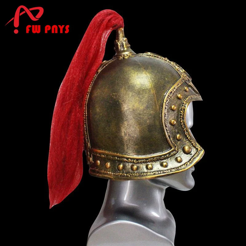 Złoto Srebrny Starożytny Chiński Kapelusz Generała Dla Dorosłych Żywiczny Żołnierz Zbroja Kapelusz Halloween Karnawał Akcesoria