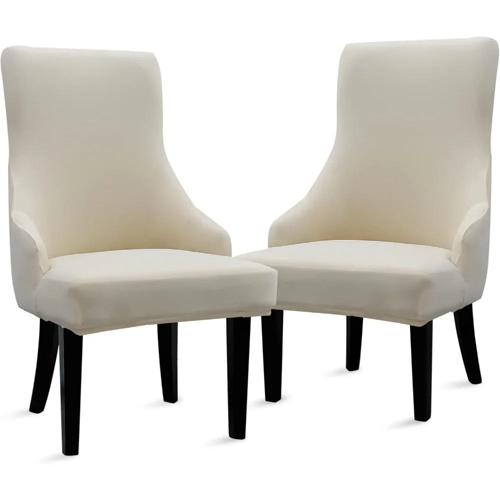 

Чехол на боковой стул Wingback — эластичный чехол на кресло для обеденных стульев, моющаяся обивка