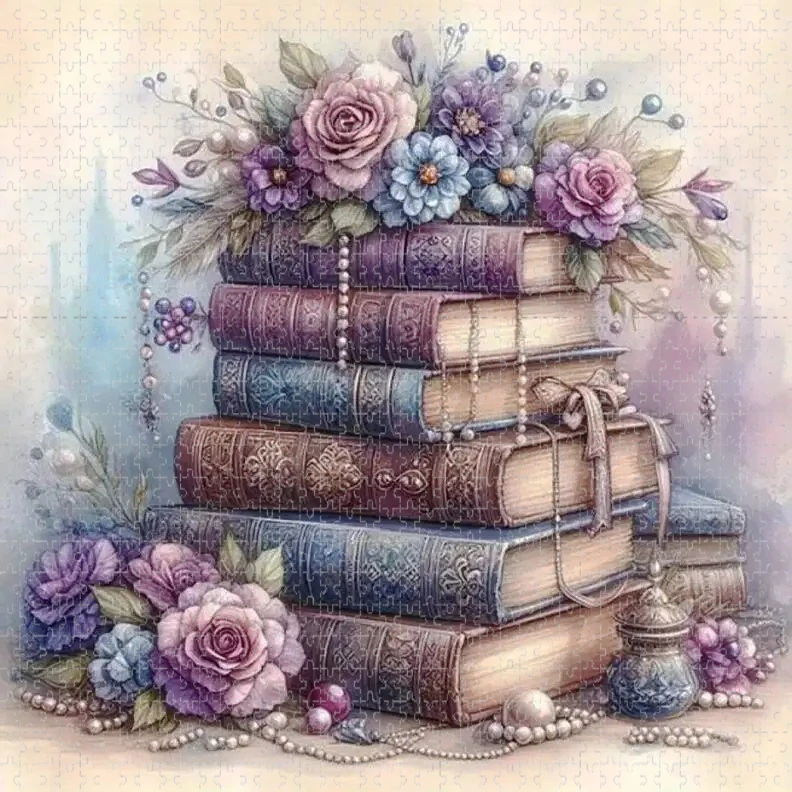 

500PCS Book Jigsaw Puzzles HOME Decor Adults Puzzle Games Family Fun Floor Puzzles Educational Toys for Kids Gift