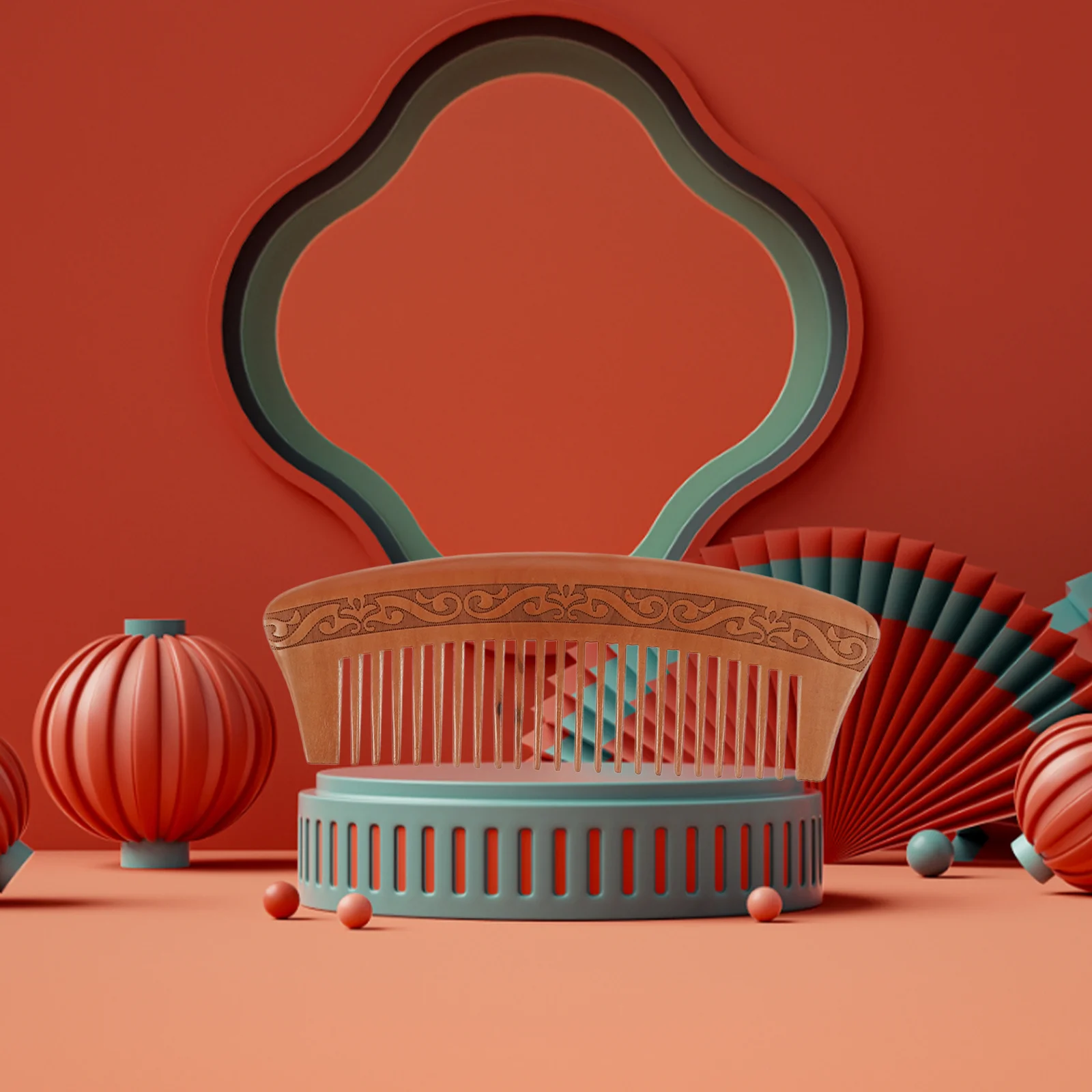 

3 шт., массажные расчески для волос из натурального дерева, толстые антистатические гладкие края, инструменты для массажа кожи головы для взрослых, портативные расчески