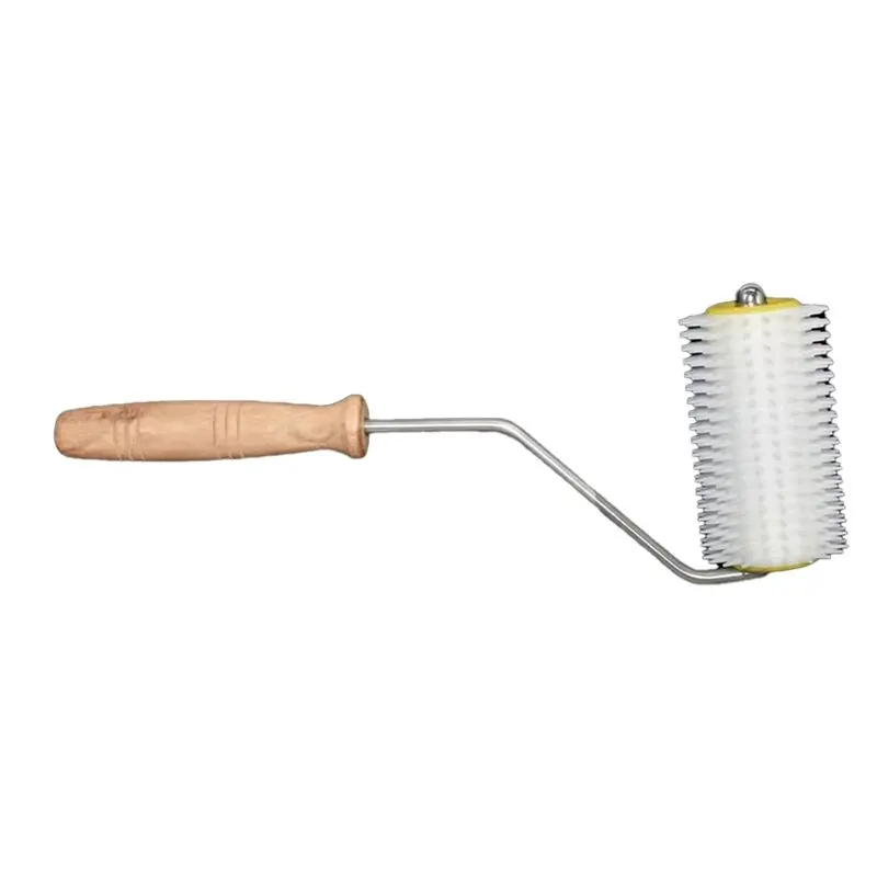 AB34-2X Bee Honey Extracting Tool Uncapping Needle Roller Type Propolis Extractor Bee Honey Comb Beekeeping Uncapping Tools,B