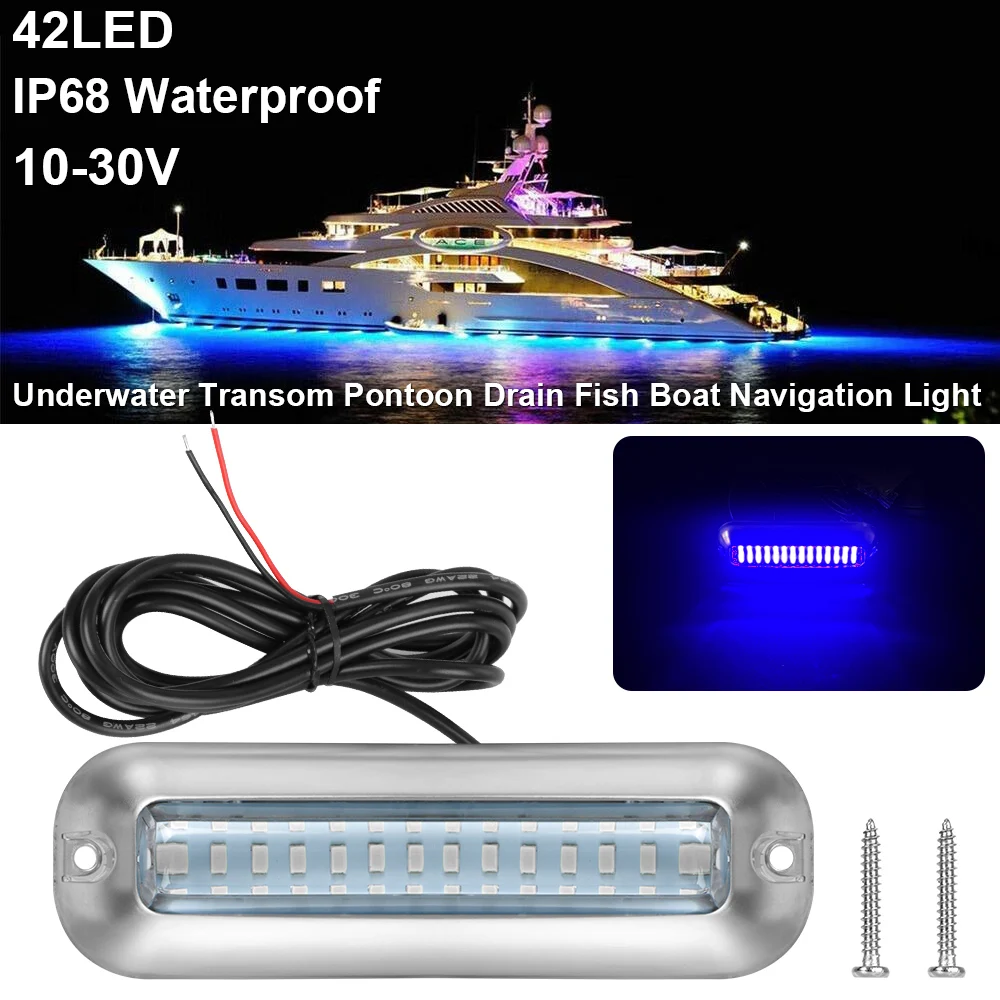 10-30V LED 조명 보트 해양 방수 표시기 수중 폰툰 트랜섬 램프 사이드 마커 트레일러 트럭 위치 표시 등