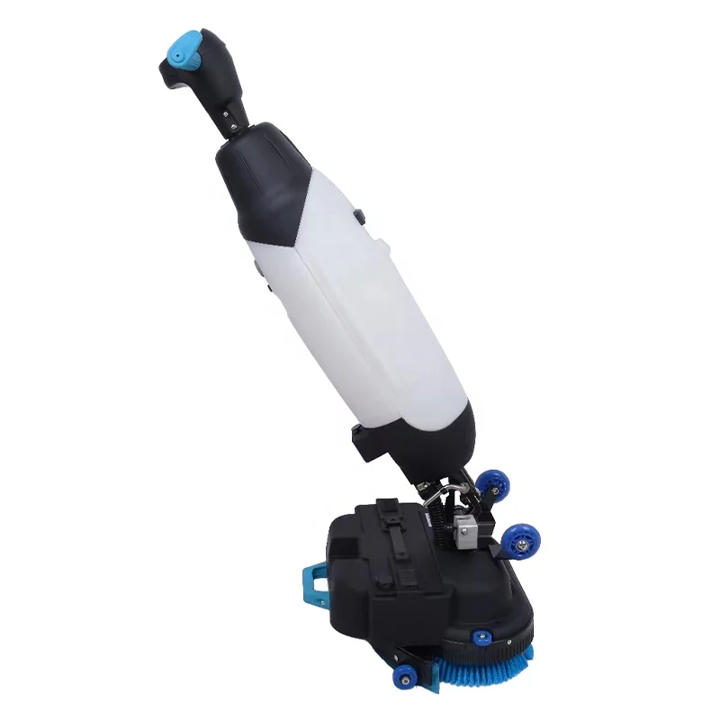 Mini Floor Sweeper Machine ,standing Floor Scrubber Electric Shanghai Provided 17 Magnetic Brushes Engine Metal / Coil