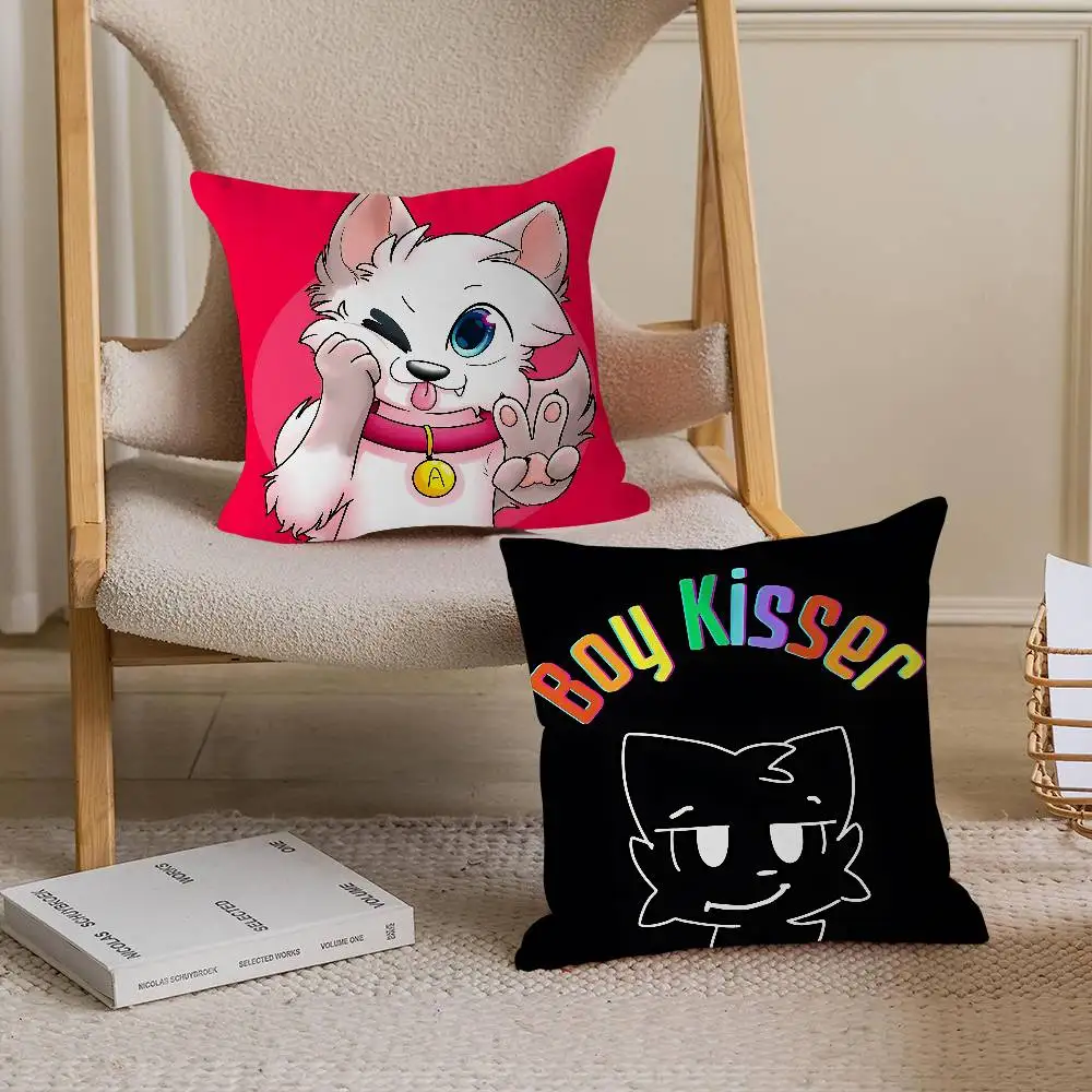 

B-BoykisserS Silly Cat наволочка для диванной подушки украшение дома комнаты детский подарок