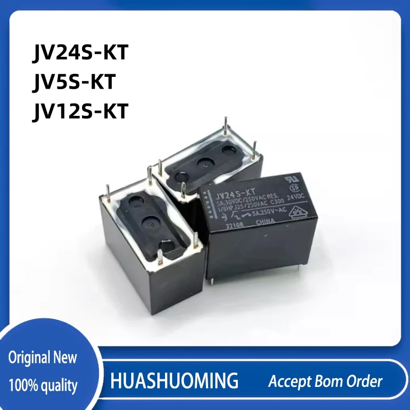 NEW 10PCS/LoT    JV24S-KT-24VDC  JV3S-KT  JV5S-KT  JV12S-KT  12VDC  24VDC JV24SKT DC24V 12V 4PIN