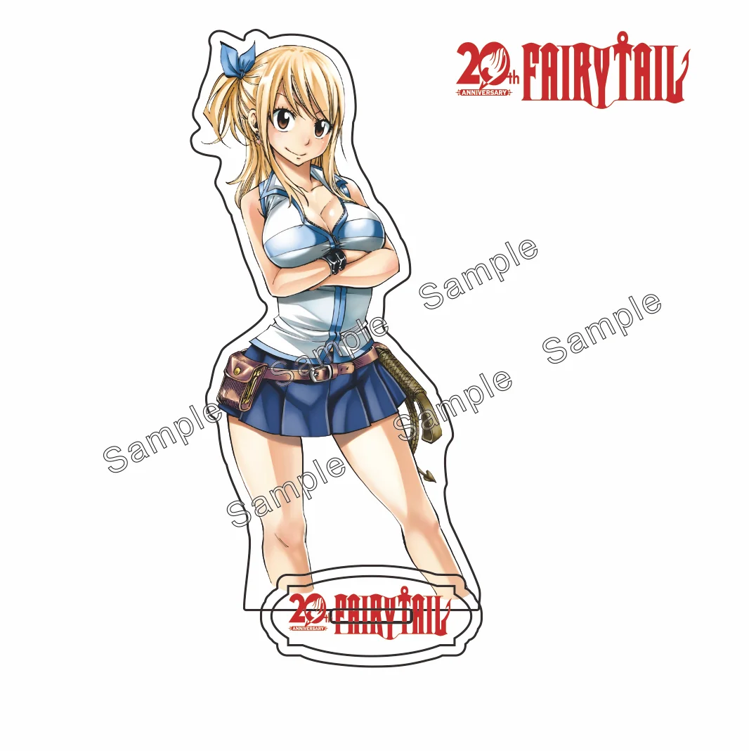 Fairy Tail 20th Anniversary Juvia Lockser Acrylic Stand Figure 15cm Desk Decoration Anime Collectible Model Toy Key Chain for Fa view 2