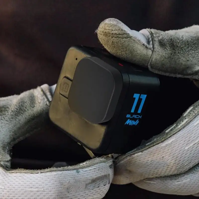 عدسة غطاء تغليف ل GoPro بطل 11 أسود صغير عمل كاميرا حامي مكافحة قطرة الغبار المقاومة سيليكون حالة اكسسوارات