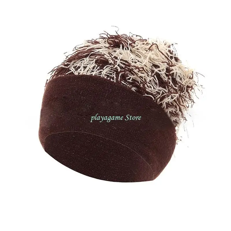 Y88A الجمجمة قبعة للرياضة كول محبوك قبعة الشتاء النشاط في الهواء الطلق قبعة الهيب هوب قبعة لينة الدافئة البلوز قبعة للكبار #4