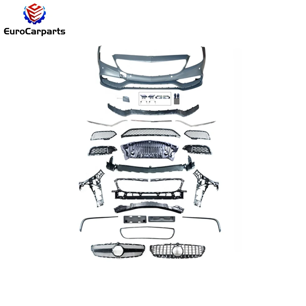 body kit fit for CLS Class W218 2011-2014 year upgrade to CLS63 pp material car bumpers grille car accessories auto tuning parts