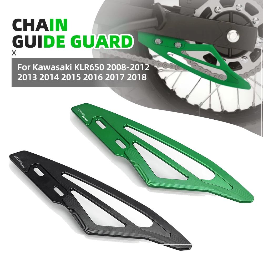 

Motorcycle For Kawasaki KLR650 2008 - 2012 2013 2014 2015 2016 2017 2018 Chain Guide Guard Protector Parts Accessories KLR 650 E