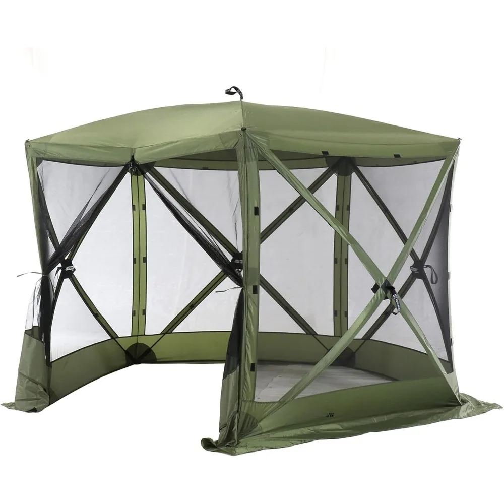 

Pop Up Screen Tent, Outdoor Camping Gazebo Canopy, Venture, 9' x 9', Green