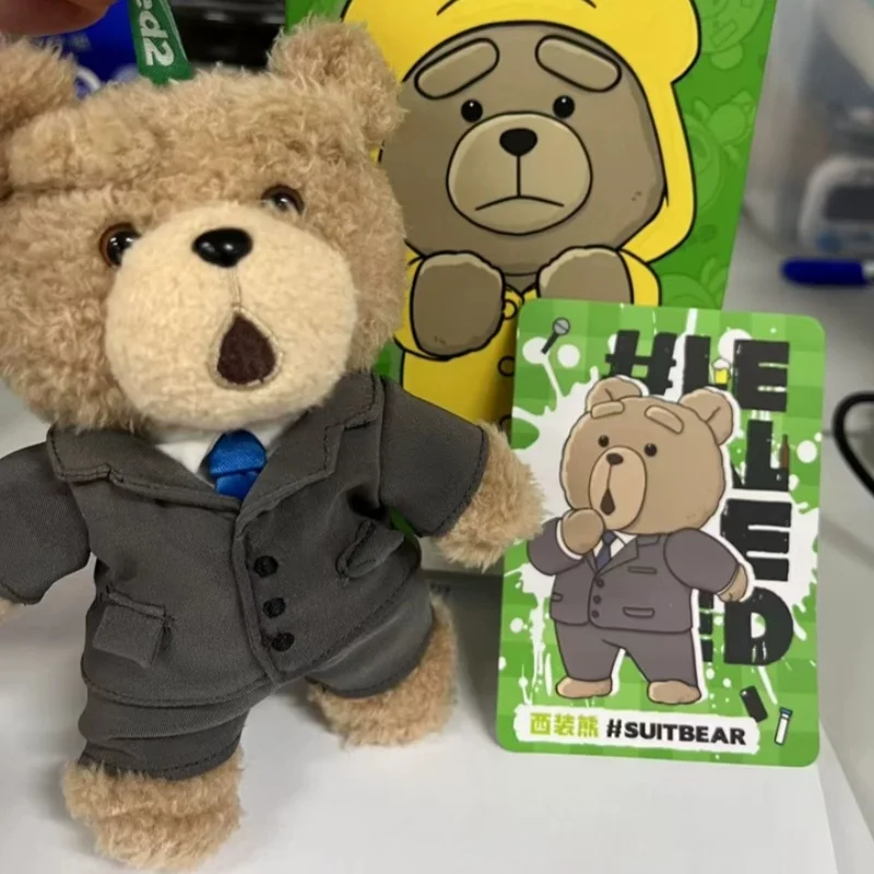 

POP MART GONG Ted 2 Movable Plush Keychain Blind Box Collectible Trendy Toy Ideal Gift For Kids Adults Holiday Birthday Present